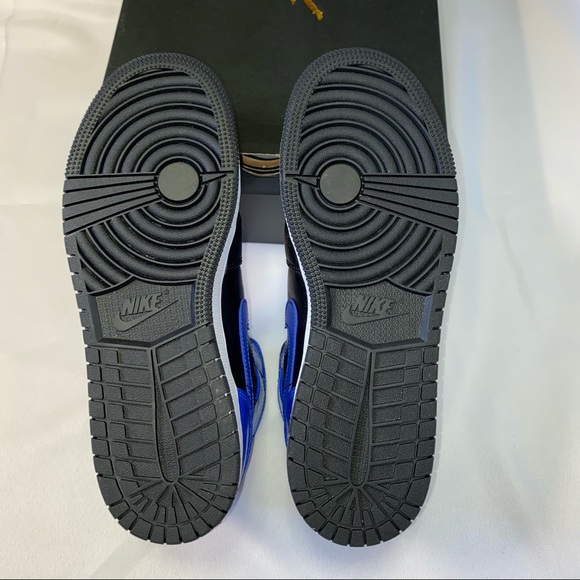 Nike Air Jordan 1 Mid GS Hyper Royal 6.5Y 8W NEW - Picture 3 of 4